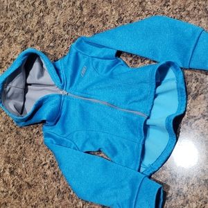Skechers sweater hooded blue ruffle 18m